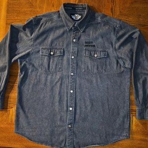 Harley Davidson Long Sleeve Shirt - Mens - XL